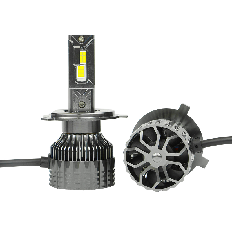 Intelligent Super Bright Double Copper Tube LED Headlight V30 H4